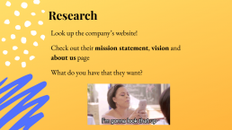 Image of Power Point slid: conduct research