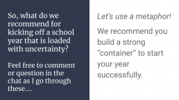 slide with text