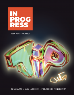 Image of magazine cover that reads 